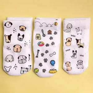 Non-Slip 3pk Baby Socks