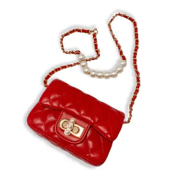 Pearl Quilted Purse-Large