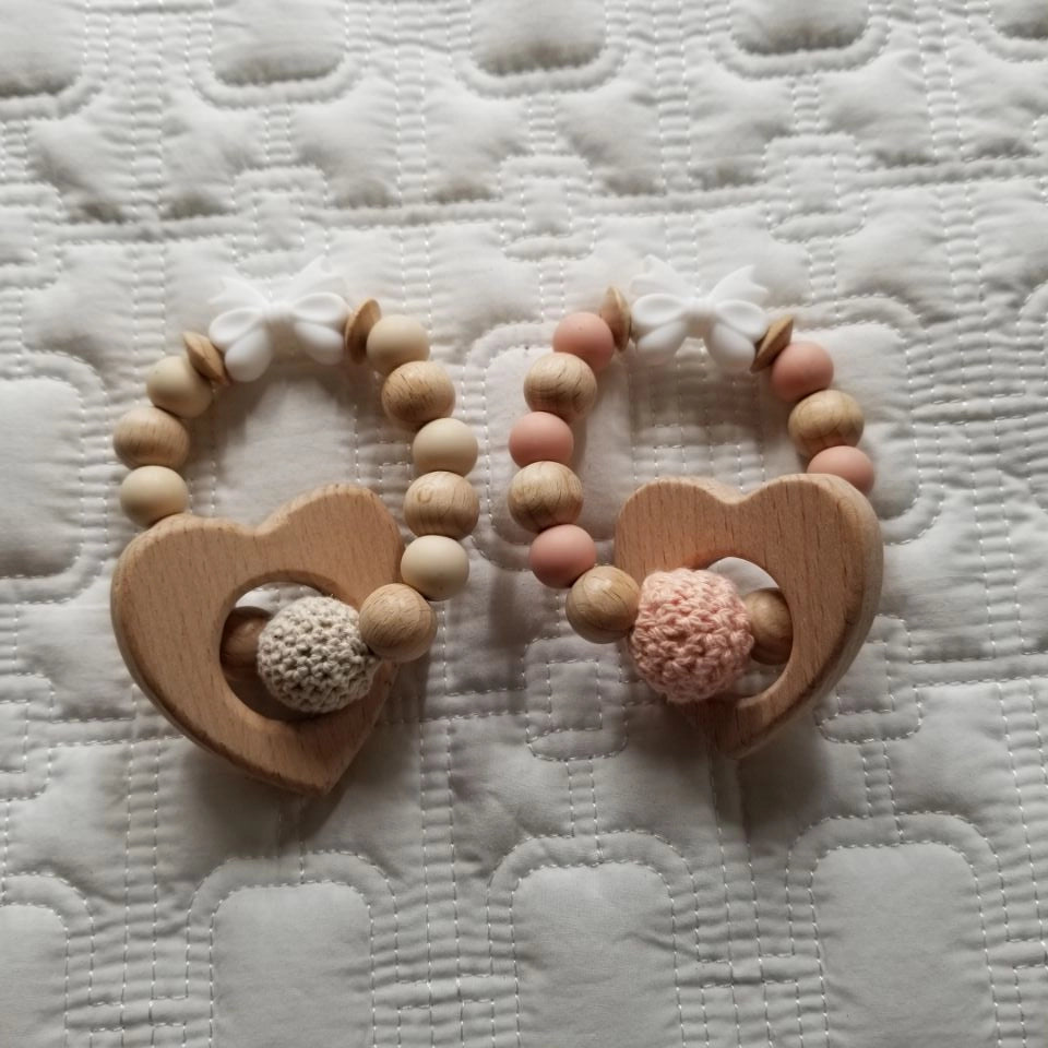 Silicone Sunflower Teething Ring