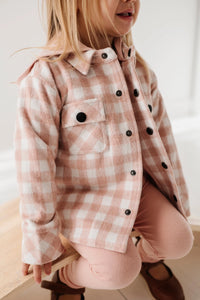 Pink Hooded Shacket