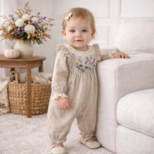 Load image into Gallery viewer, Embroidered Wildflower Romper
