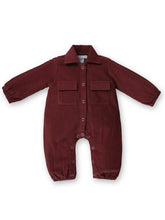 Load image into Gallery viewer, Red Corduroy Jumpsuit
