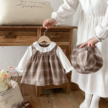 Load image into Gallery viewer, Brown Plaid Outfit Set

