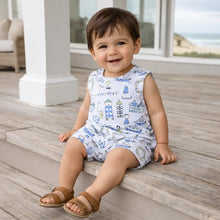 Load image into Gallery viewer, Seashore Bamboo Romper

