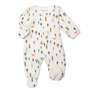 Baby Boys Velour Footie