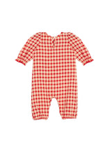 Load image into Gallery viewer, Paisley Woven Plaid Romper
