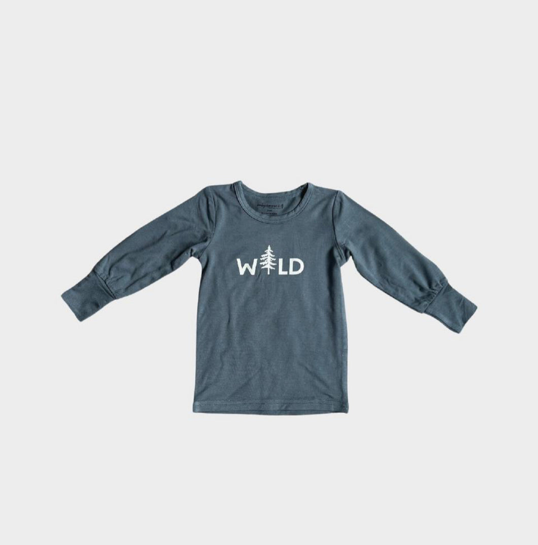 Long Sleeve Screen-Printed Tee