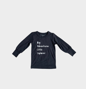 Long Sleeve Screen-Printed Tee