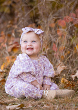 Load image into Gallery viewer, Lavender Dew Chiffon Romper
