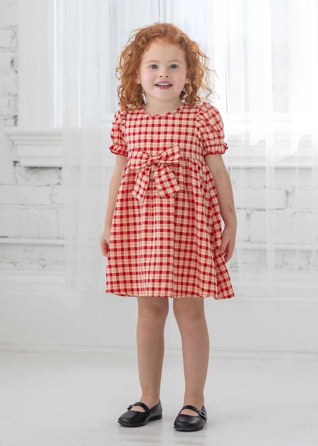 Paisley Woven Plaid Dress