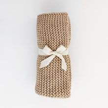 Load image into Gallery viewer, Garter Stitch Knit Blanket
