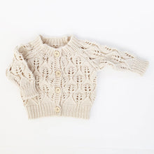 Load image into Gallery viewer, Leaf Lace Cardigan Sweater
