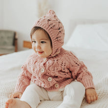 Load image into Gallery viewer, Leaf Lace Cardigan Sweater
