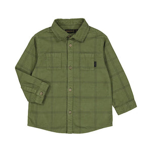 Green Corduroy Button Up