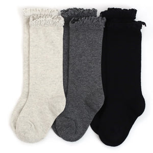 Ruffle Knee High Socks