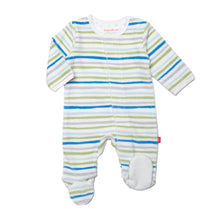 Load image into Gallery viewer, Baby Boys Velour Footie
