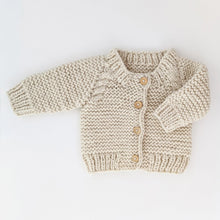 Load image into Gallery viewer, Garter Stitch Cardigan Sweater
