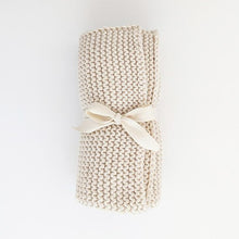 Load image into Gallery viewer, Garter Stitch Knit Blanket
