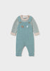 Knit Sweater and Overalls Set