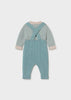 Knit Sweater and Overalls Set