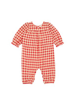 Load image into Gallery viewer, Paisley Woven Plaid Romper
