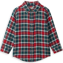 Load image into Gallery viewer, Baby Winter Plaid Button Down
