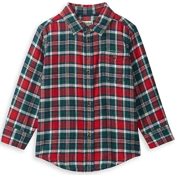 Winter Plaid Button Down