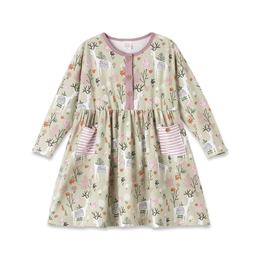 Magic Forest Henley Dress