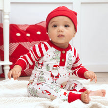 Load image into Gallery viewer, Here Comes Santa Henley Romper

