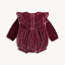 Load image into Gallery viewer, Star Velour Romper
