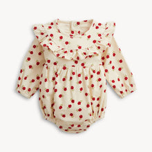 Load image into Gallery viewer, Flower Corduroy Romper
