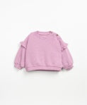 Purple Ruffle Sweater