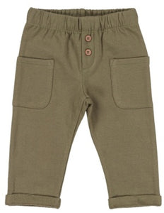 Green Baby Pants w/ Pockets