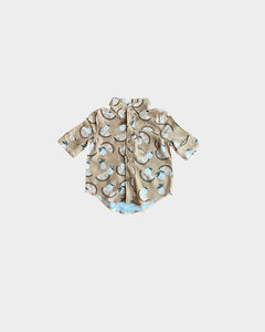 Orange Slice Button Shirt