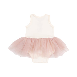 Bow Ribbed Bodysuit Tutu