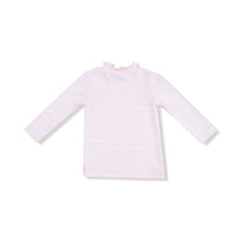 Load image into Gallery viewer, Pink/Blue Stripe Turtleneck
