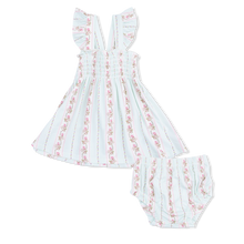 Load image into Gallery viewer, Antoinette Stripe Dress + Bloomer
