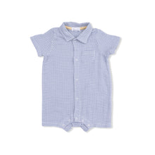 Load image into Gallery viewer, Gingham Polo Romper
