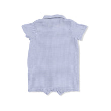 Load image into Gallery viewer, Gingham Polo Romper
