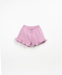 Purple Ruffle Shorts