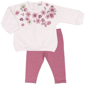 Flowers & Butterflies Outfit Set