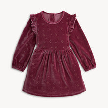 Load image into Gallery viewer, Star Velour Dress

