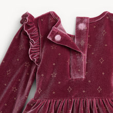 Load image into Gallery viewer, Star Velour Dress
