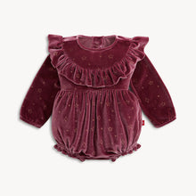 Load image into Gallery viewer, Star Velour Romper
