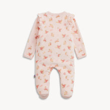 Load image into Gallery viewer, Floral Velour Footie
