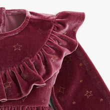 Load image into Gallery viewer, Star Velour Romper
