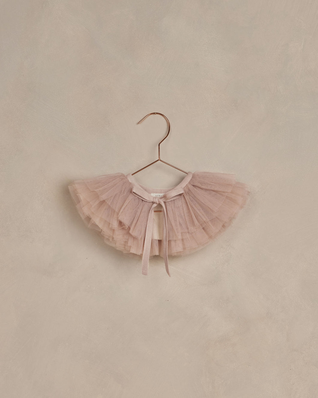 RUFFLE TULLE COLLAR || ROSE