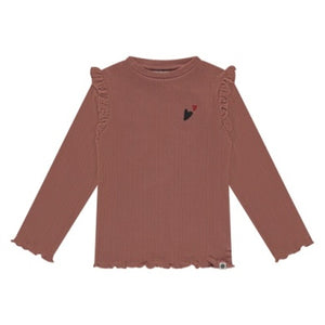 Heart Ribbed Top