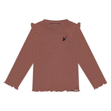Heart Ribbed Top