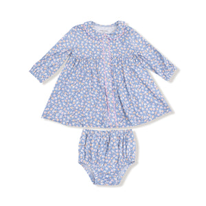 Calico Petal Collar Dress